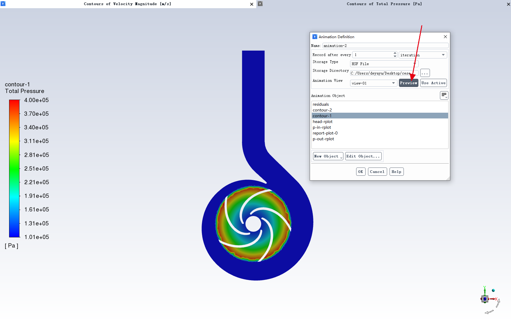 如何利用Fluent监测动态云图及动画